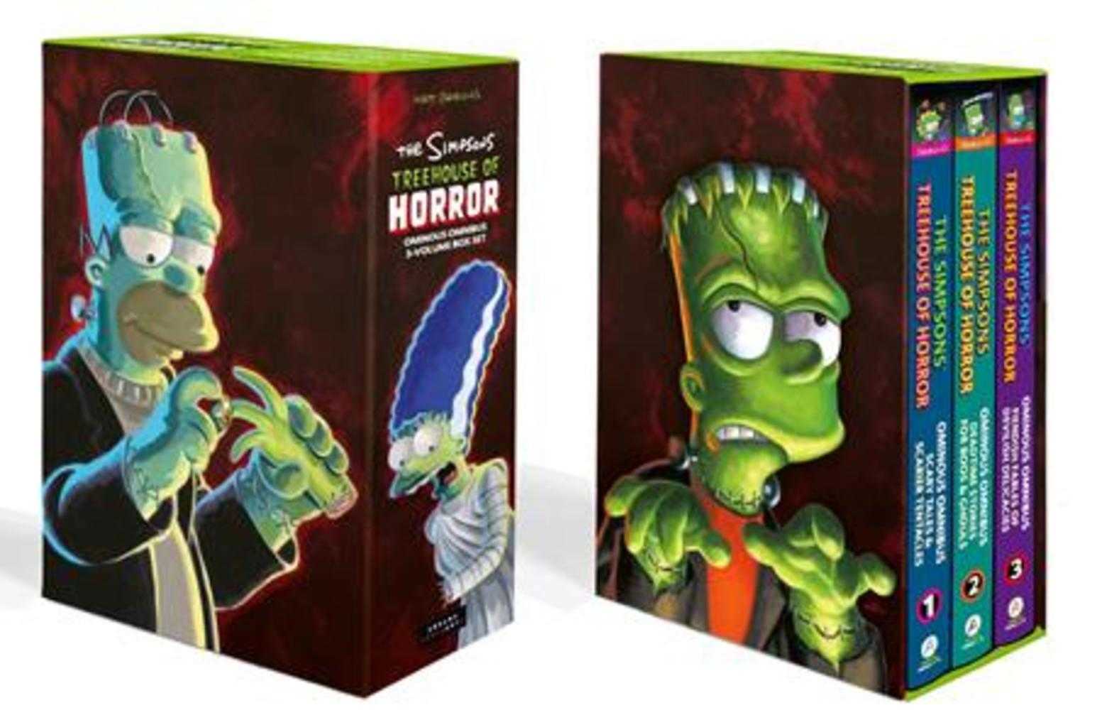 Simpsons Treehouse Of Horror Ominous Omnibus Hardcover (3 Volume Box Set)